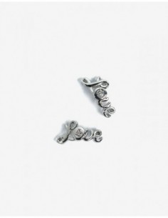 793 Decoraciones Semilac Silver Love 2 unidades