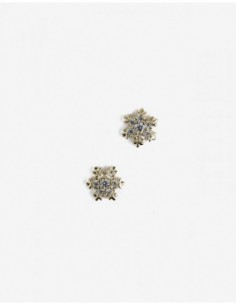 779 Decoraciones Semilac Silver Snowflakes (copos de nieve) 2 unidades