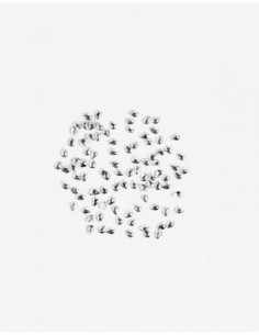 767 Decoraciones Semilac Silver Small Tears (lagrimas) 100 unidades