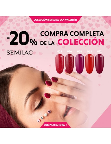 Pack de Ahorro 20 Semilac Colores Pastel Esmaltes Semipermanentes
