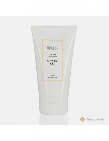 GEL DE AFEITAR NOBERU TRANSPARENTE 150 ml. TABACO VAINILLA