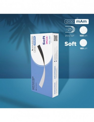 Limas Desechables Doble Cara Papmam Mix EXPERT (Con Capa De Espuma Blanda) (25 Pzas.)