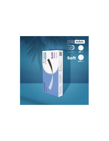 Limas Desechables Doble Cara Papmam Mix EXPERT (Con Capa De Espuma Blanda) (25 Pzas.)