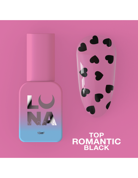 Lunamoon Top Romantic Black