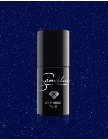 087 Esmalte semipermanente Semilac Glitter Indigo 7ml
