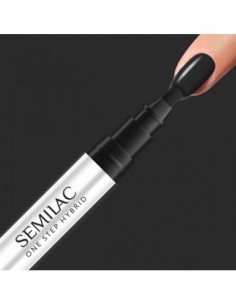 S190 Semilac One Step Hybrid The Black 3ml
