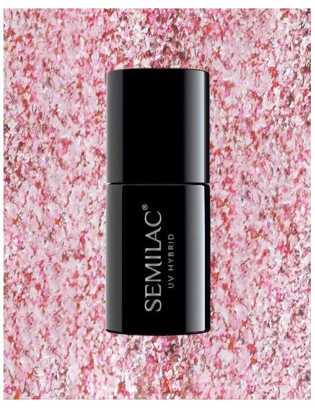 295 Esmalte Semipermanente Semilac Peach Pink Shimmer 7ml