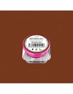 600 Semilac Sculpture Gel 4D Brown 5g